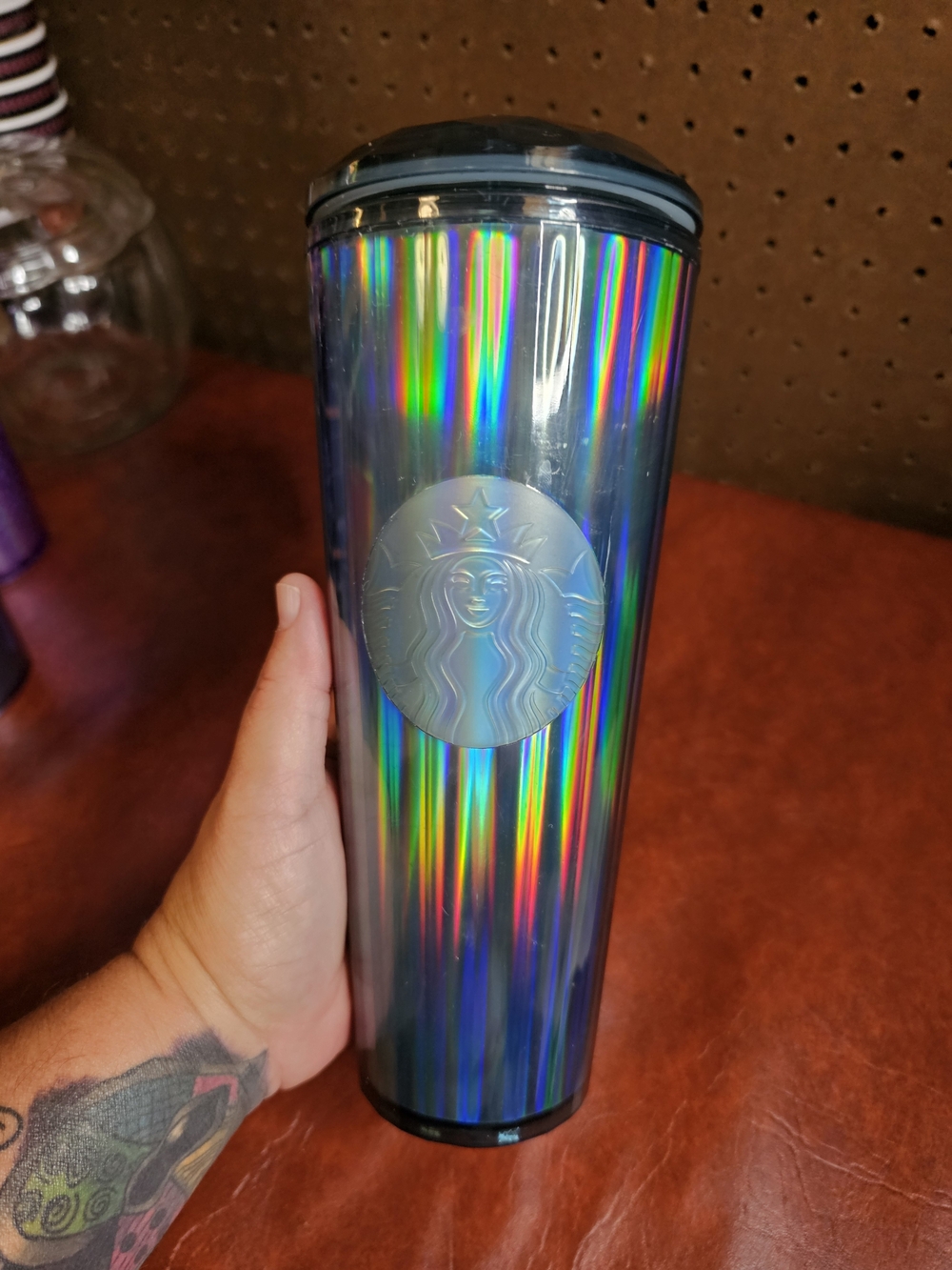 Starbucks Ocean Kaleidoscope Dome Cold Drink Venti Tumbler 24oz Fall 2022